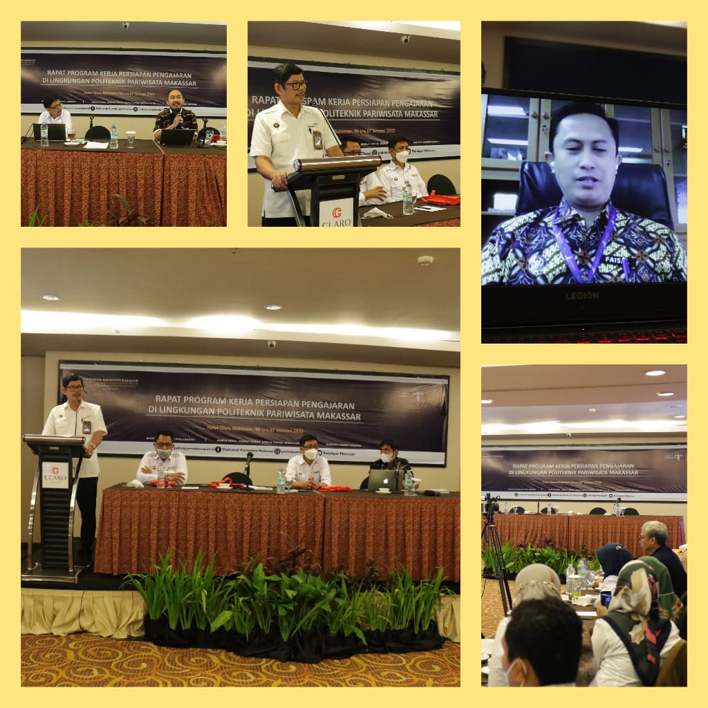Rapat Program Kerja Persiapan Pengajaran di Lingkungan Politeknik Pariwisata Makassar 2022